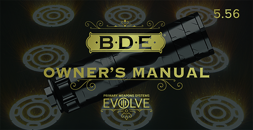 BDE 556 Manual