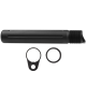 Enhanced Pistol Buffer Tube with Ratchet Lock Castlenut and Endplate