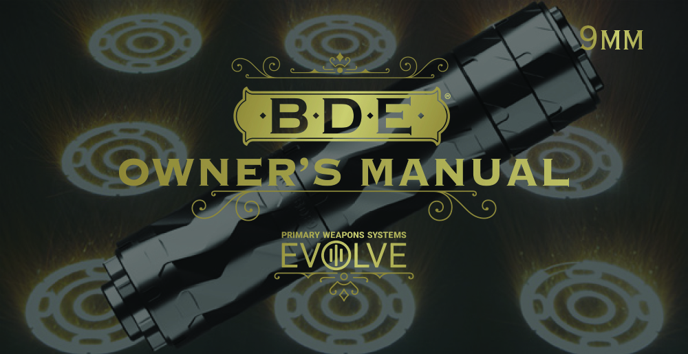 BDE 9mm Manual